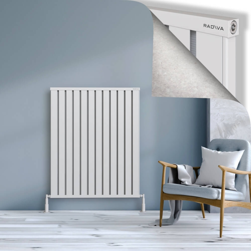 OBI Dekoratif Alüminyum Radyatör 1200x964 Beyaz - 2OBI12000964B1TS