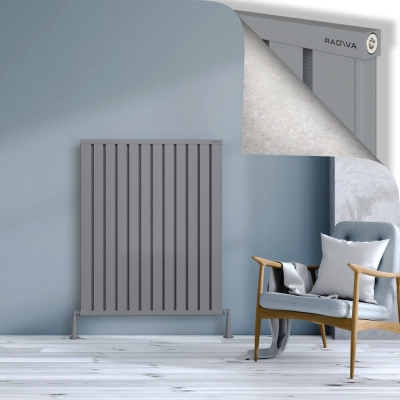 Radiva - OBI Dekoratif Alüminyum Radyatör 1200x964 Gri