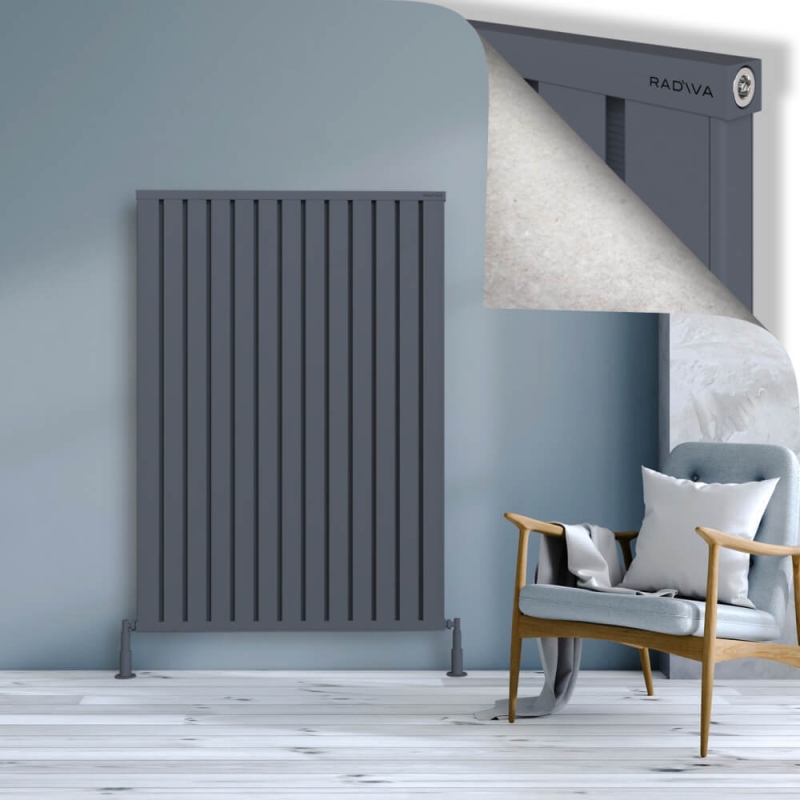 OBI Dekoratif Alüminyum Radyatör 1500x1044 Antrasit - 2OBI15001044B2TS