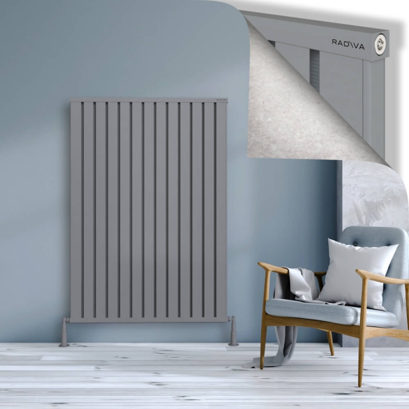 OBI Dekoratif Alüminyum Radyatör 1500x1044 Gri - 2OBI15001044BLTS