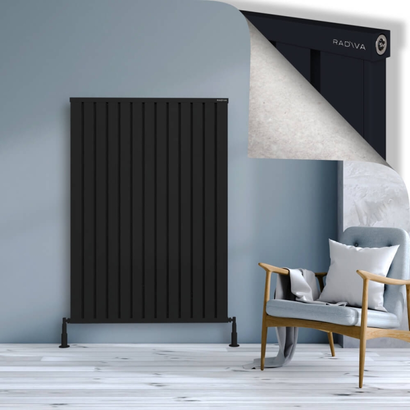 OBI Dekoratif Alüminyum Radyatör 1500x1044 Siyah - 2OBI15001044B3TS