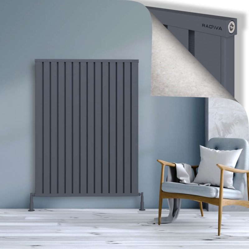 OBI Dekoratif Alüminyum Radyatör 1500x1124 Antrasit - 2OBI15001124B2TS