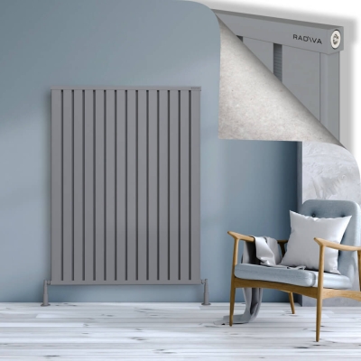 Radiva - OBI Dekoratif Alüminyum Radyatör 1500x1124 Gri (1)