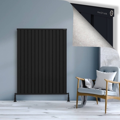 Radiva - OBI Dekoratif Alüminyum Radyatör 1500x1124 Siyah (1)
