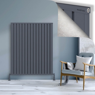 Radiva - OBI Dekoratif Alüminyum Radyatör 1500x1204 Antrasit