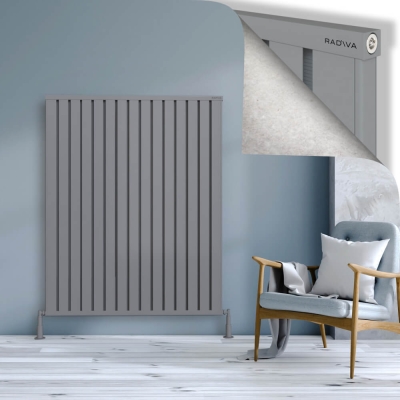 Radiva - OBI Dekoratif Alüminyum Radyatör 1500x1204 Gri (1)