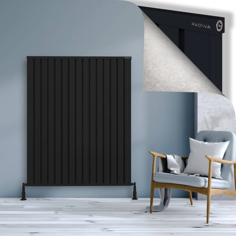 OBI Dekoratif Alüminyum Radyatör 1500x1204 Siyah - 2OBI15001204B3TS