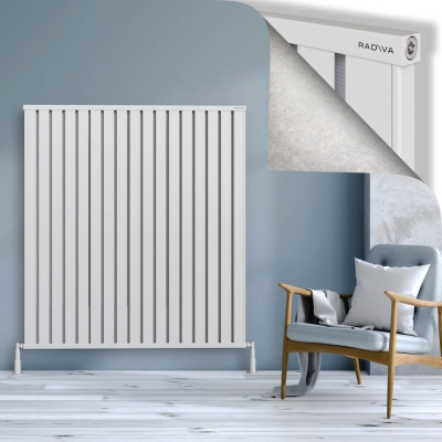 Radiva - OBI Dekoratif Alüminyum Radyatör 1500x1364 Beyaz - 300