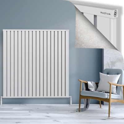 Radiva - OBI Dekoratif Alüminyum Radyatör 1500x1444 Beyaz (1)