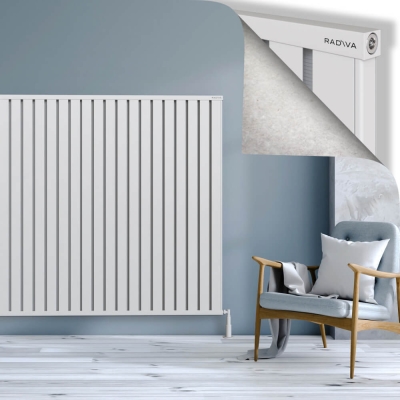 Radiva - OBI Dekoratif Alüminyum Radyatör 1500x2324 Beyaz