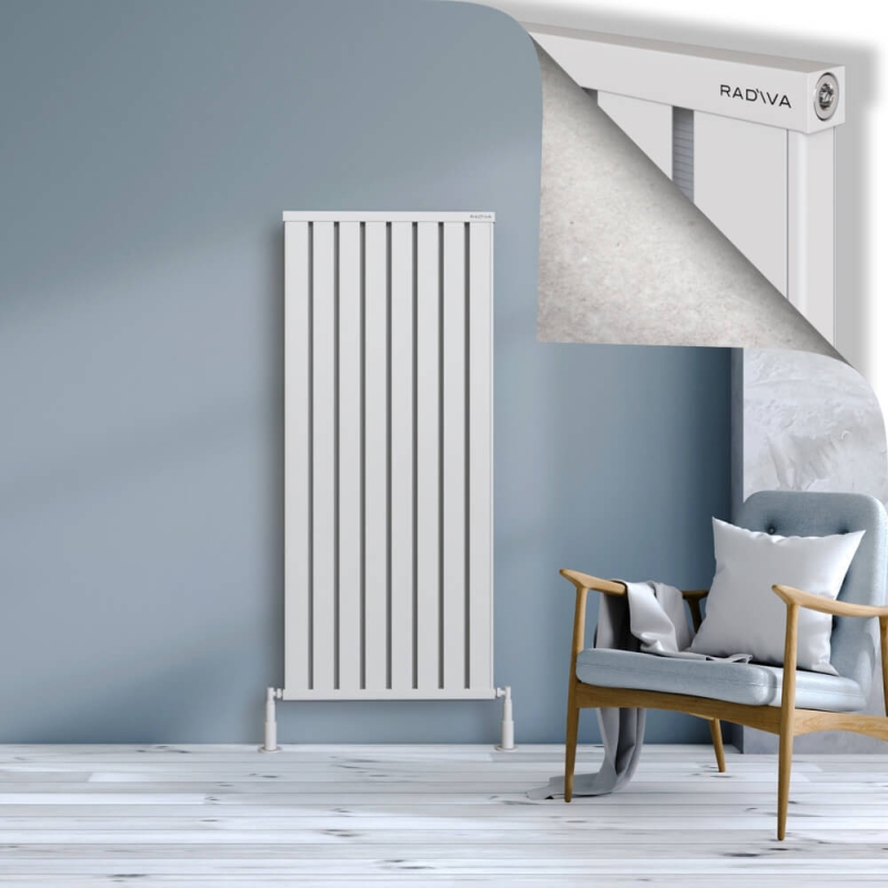 OBI Dekoratif Alüminyum Radyatör 1500x644 Beyaz - 2OBI15000644B1TS