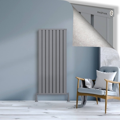 Radiva - OBI Dekoratif Alüminyum Radyatör 1500x644 Gri (1)