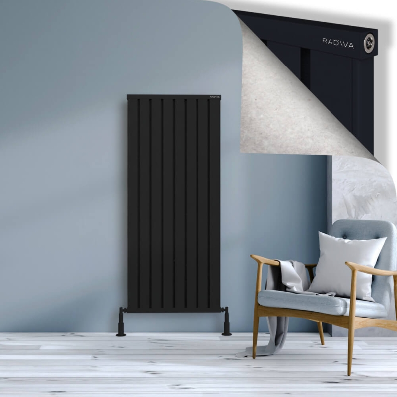 OBI Dekoratif Alüminyum Radyatör 1500x644 Siyah - 2OBI15000644B3TS