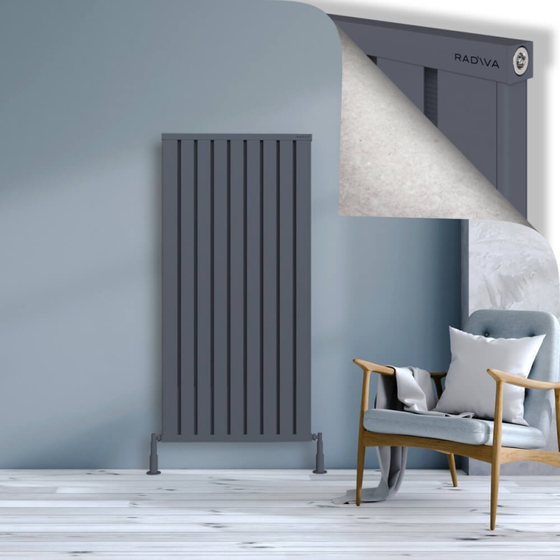 OBI Dekoratif Alüminyum Radyatör 1500x724 Antrasit - 2OBI15000724B2TS