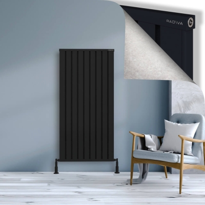 Radiva - OBI Dekoratif Alüminyum Radyatör 1500x724 Siyah - 300
