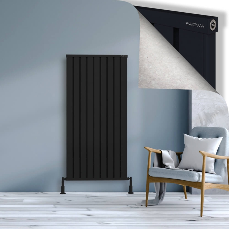 OBI Dekoratif Alüminyum Radyatör 1500x724 Siyah - 2OBI15000724B3TS