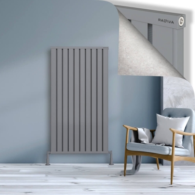 Radiva - OBI Dekoratif Alüminyum Radyatör 1500x804 Gri