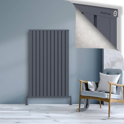 Radiva - OBI Dekoratif Alüminyum Radyatör 1500x884 Antrasit (1)