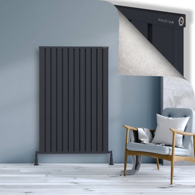 Radiva - OBI Dekoratif Alüminyum Radyatör 1500x964 Koyu Antrasit