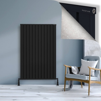 Radiva - OBI Dekoratif Alüminyum Radyatör 1500x964 Siyah