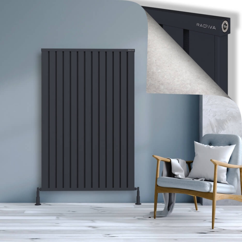 OBI Dekoratif Alüminyum Radyatör 1600x1044 Koyu Antrasit - 2OBI16001044B6TS