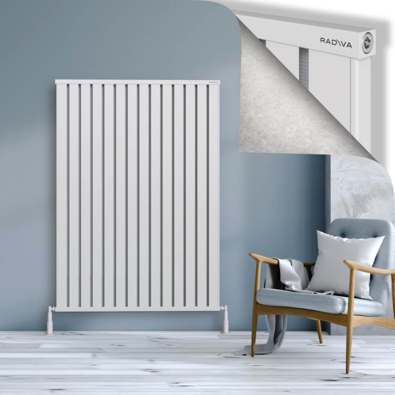 OBI Dekoratif Alüminyum Radyatör 1600x1124 Beyaz - 2OBI16001124B1TS