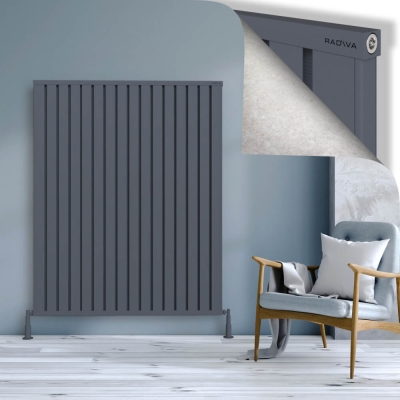 Radiva - OBI Dekoratif Alüminyum Radyatör 1600x1284 Antrasit (1)