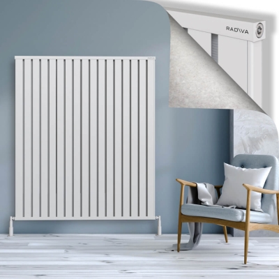 Radiva - OBI Dekoratif Alüminyum Radyatör 1600x1364 Beyaz