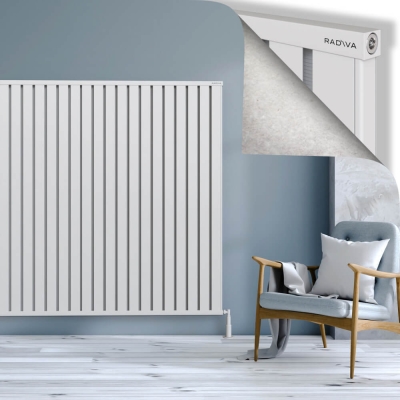 Radiva - OBI Dekoratif Alüminyum Radyatör 1600x1524 Beyaz