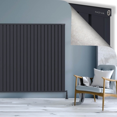 Radiva - OBI Dekoratif Alüminyum Radyatör 1600x2324 Koyu Antrasit (1)