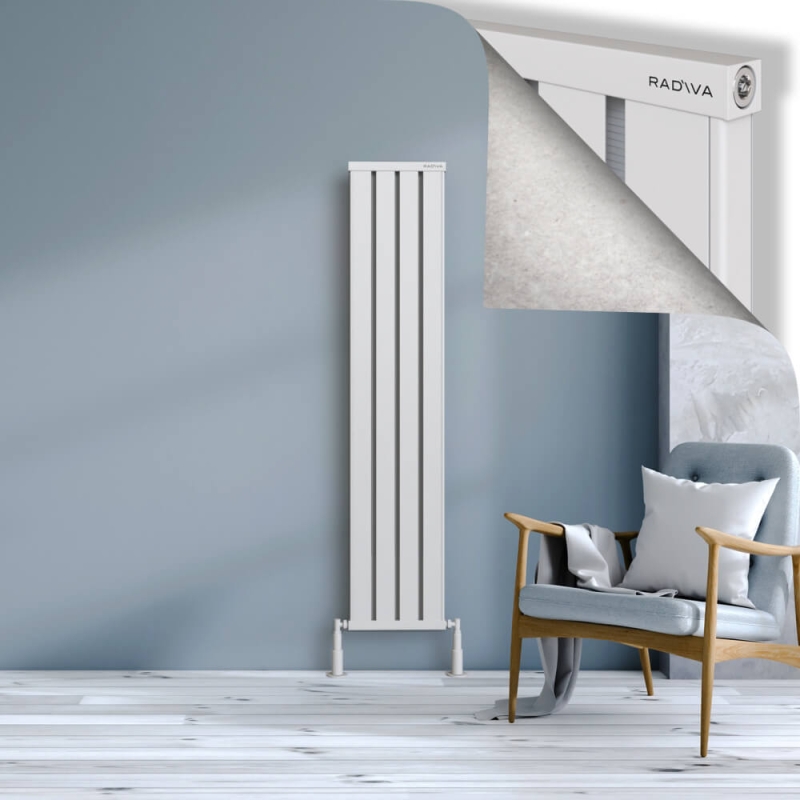 OBI Dekoratif Alüminyum Radyatör 1600x324 Beyaz - 2OBI16000324B1TS