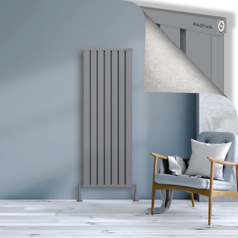 OBI Dekoratif Alüminyum Radyatör 1600x564 Gri - 2OBI16000564BLTS