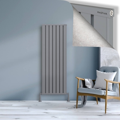 Radiva - OBI Dekoratif Alüminyum Radyatör 1600x564 Gri