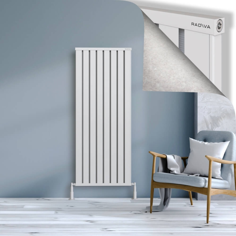 OBI Dekoratif Alüminyum Radyatör 1600x644 Beyaz - 2OBI16000644B1TS