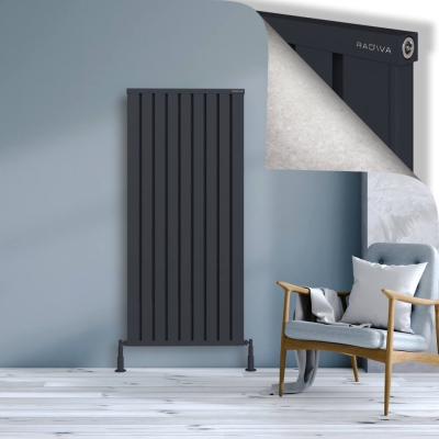 Radiva - OBI Dekoratif Alüminyum Radyatör 1600x724 Koyu Antrasit - 300