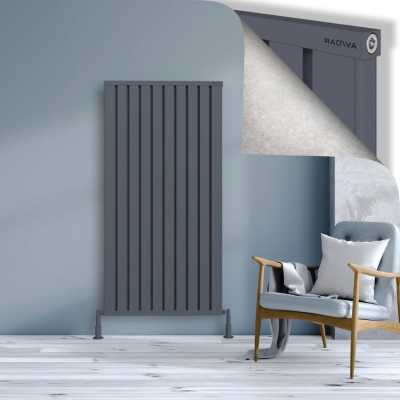 Radiva - OBI Dekoratif Alüminyum Radyatör 1600x804 Antrasit (1)