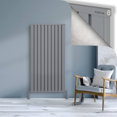 Radiva - OBI Dekoratif Alüminyum Radyatör 1600x804 Gri