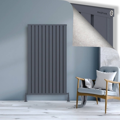 Radiva - OBI Dekoratif Alüminyum Radyatör 1600x884 Antrasit