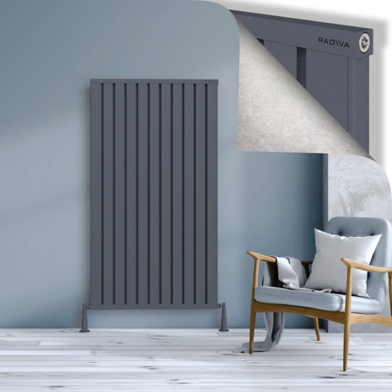 OBI Dekoratif Alüminyum Radyatör 1600x884 Antrasit - 2OBI16000884B2TS