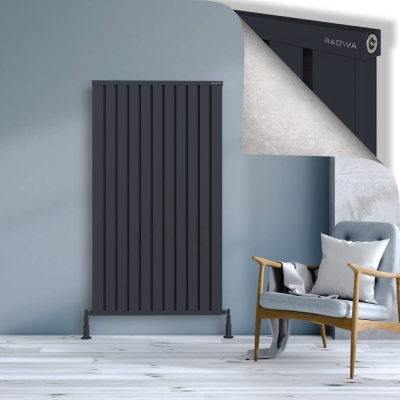 Radiva - OBI Dekoratif Alüminyum Radyatör 1600x884 Koyu Antrasit