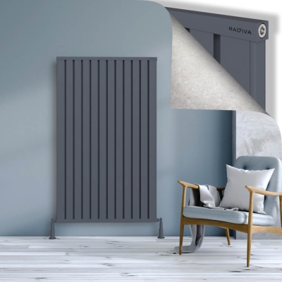 Radiva - OBI Dekoratif Alüminyum Radyatör 1600x964 Antrasit