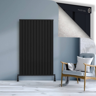 Radiva - OBI Dekoratif Alüminyum Radyatör 1600x964 Siyah