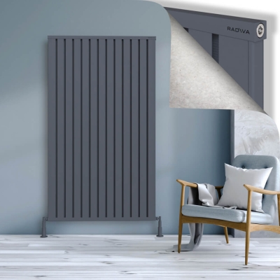 Radiva - OBI Dekoratif Alüminyum Radyatör 1800x1044 Antrasit