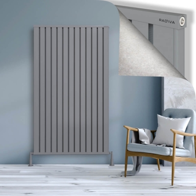 Radiva - OBI Dekoratif Alüminyum Radyatör 1800x1044 Gri