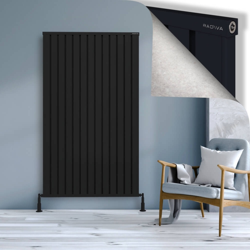 OBI Dekoratif Alüminyum Radyatör 1800x1044 Siyah - 2OBI18001044B3TS