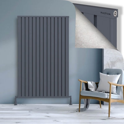 Radiva - OBI Dekoratif Alüminyum Radyatör 1800x1124 Antrasit