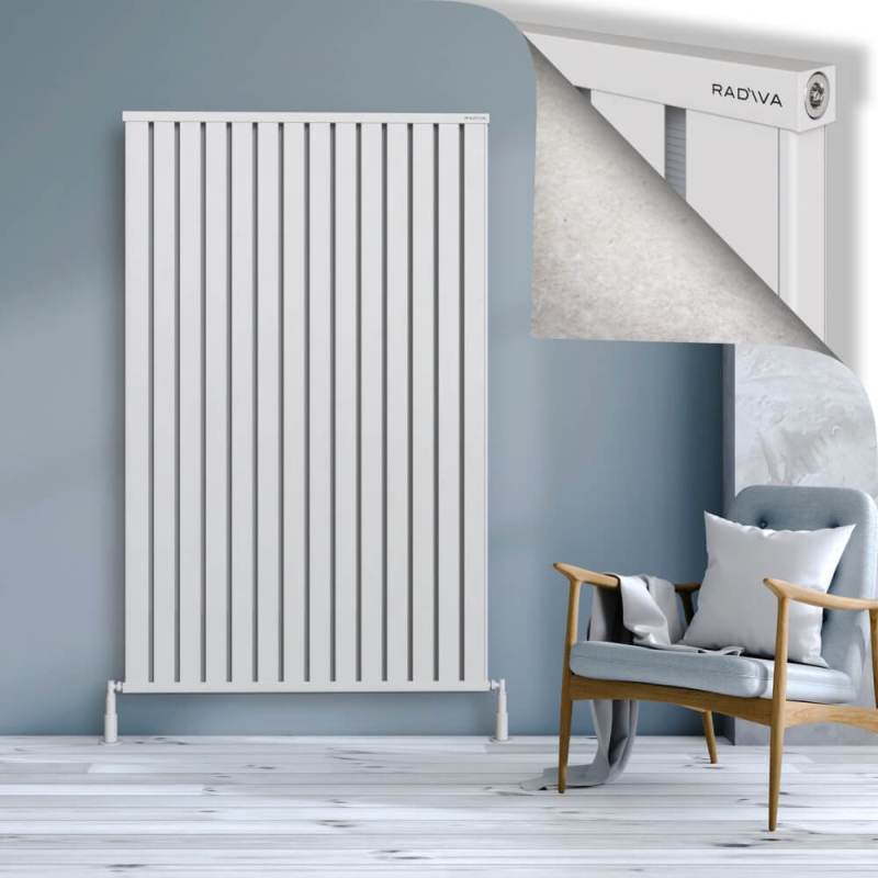 OBI Dekoratif Alüminyum Radyatör 1800x1124 Beyaz - 2OBI18001124B1TS