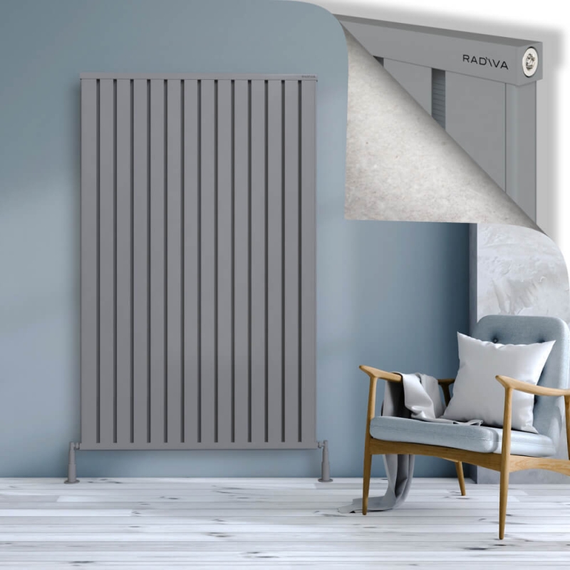 OBI Dekoratif Alüminyum Radyatör 1800x1124 Gri - 2OBI18001124BLTS