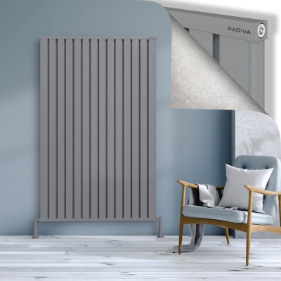 Radiva - OBI Dekoratif Alüminyum Radyatör 1800x1124 Gri