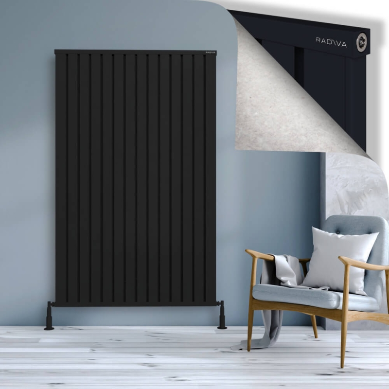 OBI Dekoratif Alüminyum Radyatör 1800x1124 Siyah - 2OBI18001124B3TS